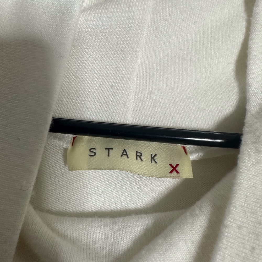 Stark X Anthropologie cowl soft brushed white pullover sweater - Picture 2 of 4